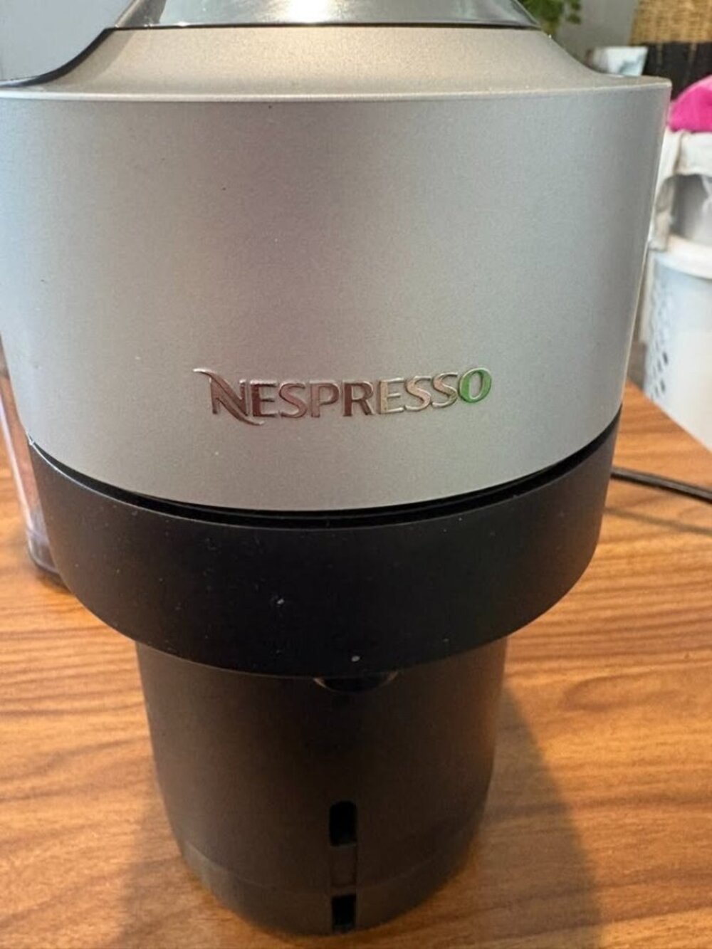 Nespresso Vertuo Pop+ Deluxe Coffee and Espresso Machine - Silver & Black
